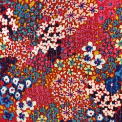 Tissu crêpe viscose à fil argenté : 23547