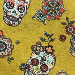 Tissu gabardine thème mexicain :  23103