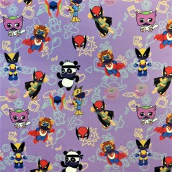 Tissu imprimé héros Marvel