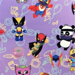 Tissu imprimé héros Marvel