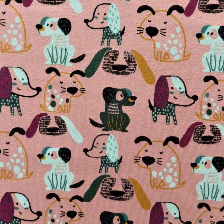 Tissu sweat Dogs : 15.75€