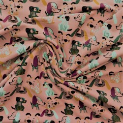 Tissu sweat Dogs : 15.75€