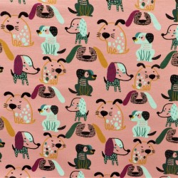 Tissu sweat Dogs : 15.75€