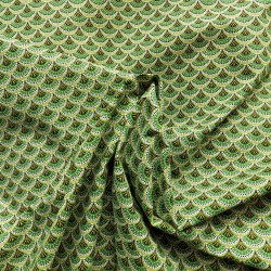 Tissu coton  éventail :  7.80€