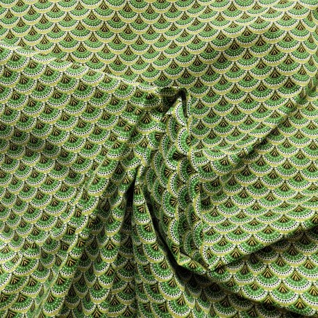 Tissu coton  éventail :  7.80€