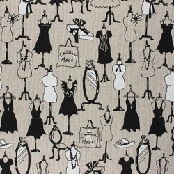 Tissu toile  mannequina : 10.80€