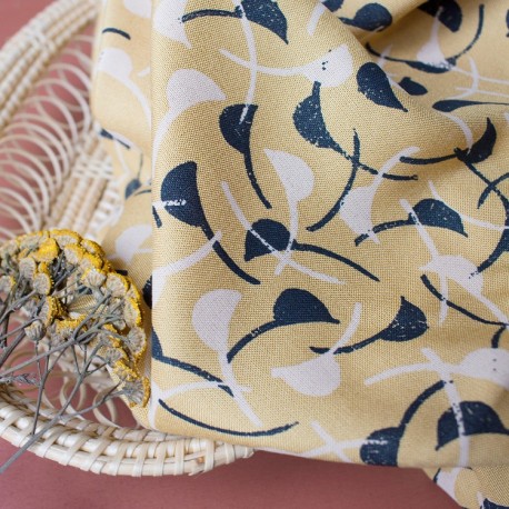 Tissu viscose Brunette "Windy Mustard: 19.90€