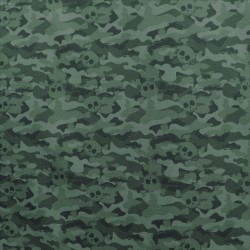 Tissu coton bio skull : 9.50€