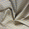 Tissu coton natté à éventail: 11.70€