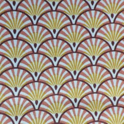 Tissu coton natté à éventail: 11.70€