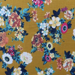 Tissu jersey à fleurs: 11.85€