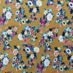 Tissu jersey à fleurs: 11.85€