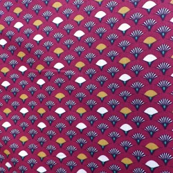 Tissu coton à éventails : 7.95€