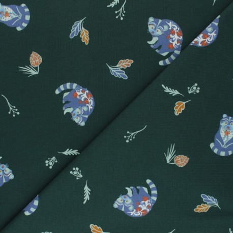 Tissu jersey coton forest: 11.85€