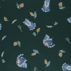 Tissu jersey coton forest: 11.85€