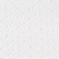 Tissu broderie anglaise flowers : 13.50€