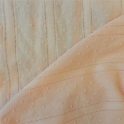 Tissu plumetis coton structuré : 11.70€