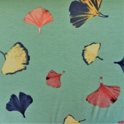 Tissu jersey viscose à Ginkgo : 11.85€