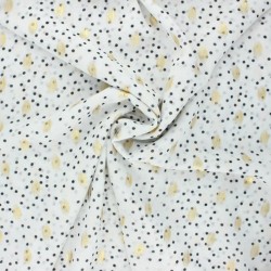 tissu mousseline à lurex : 8.90€