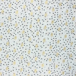 tissu mousseline à lurex : 8.90€