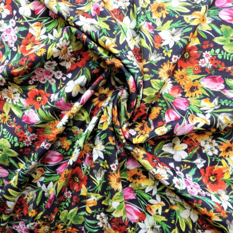 Tissu jersey coton Garden : 14.97€