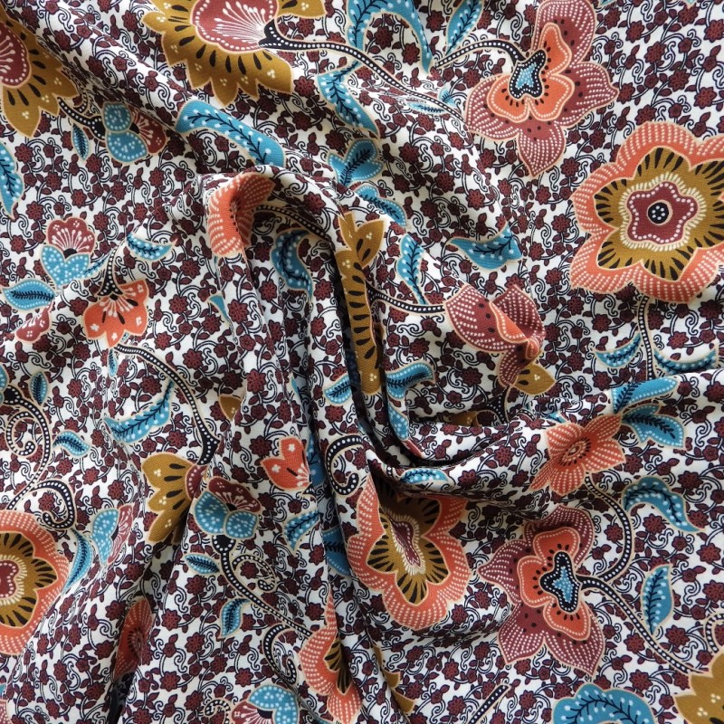 Tissu crêpe lisse : 12.90€