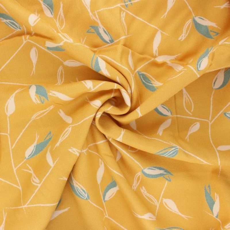 Tissu crêpe viscose Avena : 22.50€