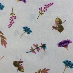 Tissu lin polyester : 11.85€