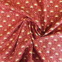 Tissu popeline coton japonisant : 8.50€