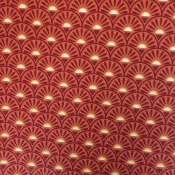 Tissu popeline coton japonisant : 8.50€