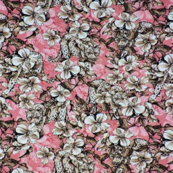 Tissu jersey panthère : 11.85€