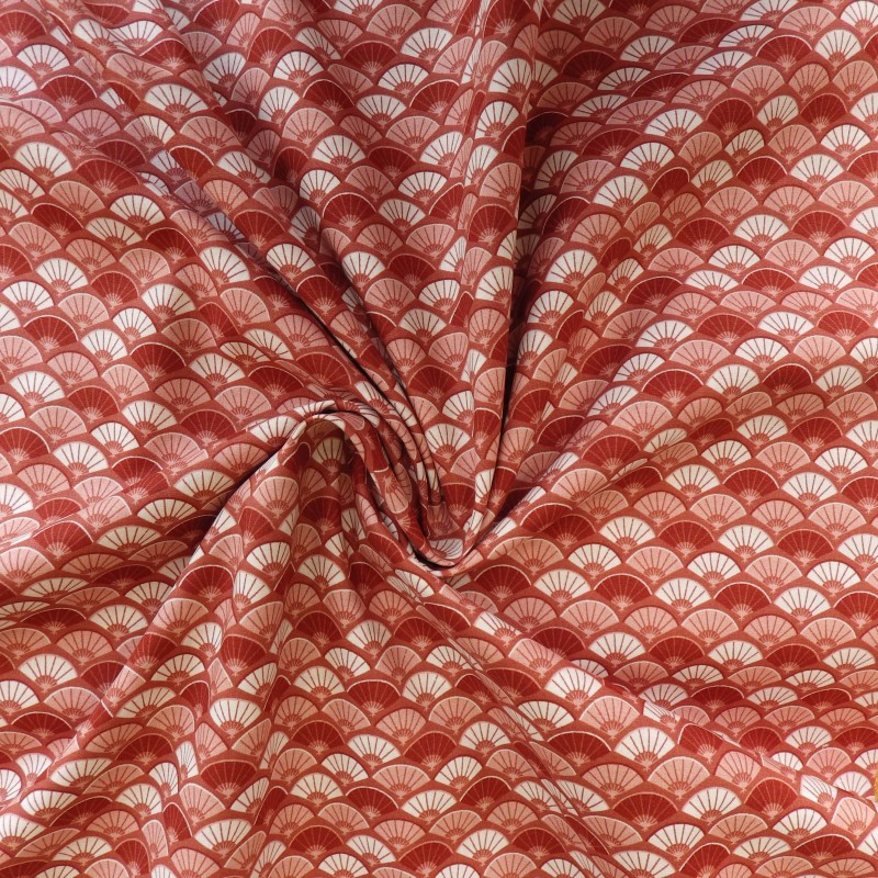 Tissu coton à éventails : 8.50€