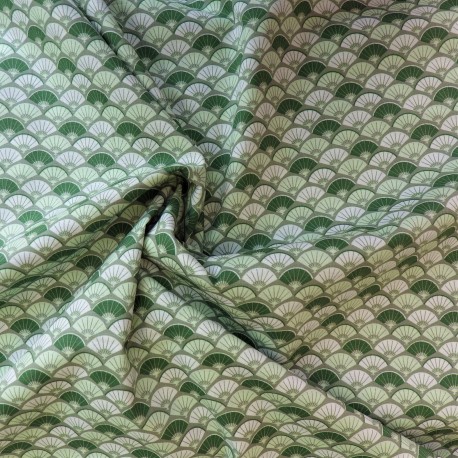 Tissu coton à éventails : 8.50€