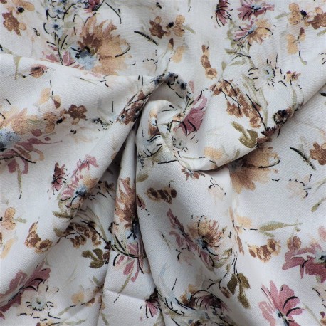 Tissu lin viscose  withe : 13.60€