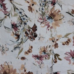 Tissu lin viscose  withe : 13.60€