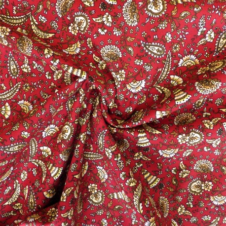 Tissu popeline coton PrintWine : 8.50€