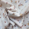 Tissu lin viscose  white : 13.60€