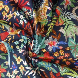 Tissu sergé coton Zanzibar : 14.70€