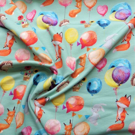 Tissu sweat coton Nieuwkoop : 15.70€