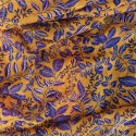 Tissu voile imprimé à fil lurex: 11.80€