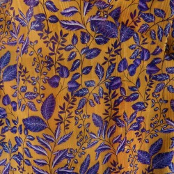 Tissu voile imprimé à fil lurex: 11.80€