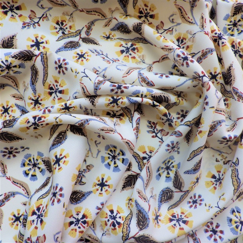 Tissu crêpe lisse : 12.90€