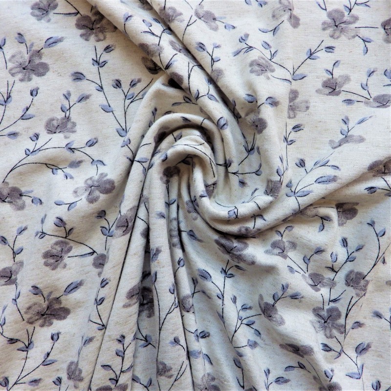 Tissu jersey viscose lin : 11.85€