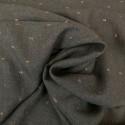 Tissu twill viscose cuivré : 14.85€