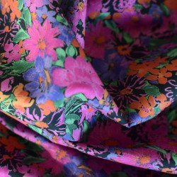 Tissu coton batiste Flowers