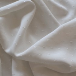 Tissu plumetis viscose DOBBY